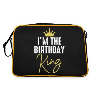 Roi d’anniversaire - Sac Retro - noir/or - Dos