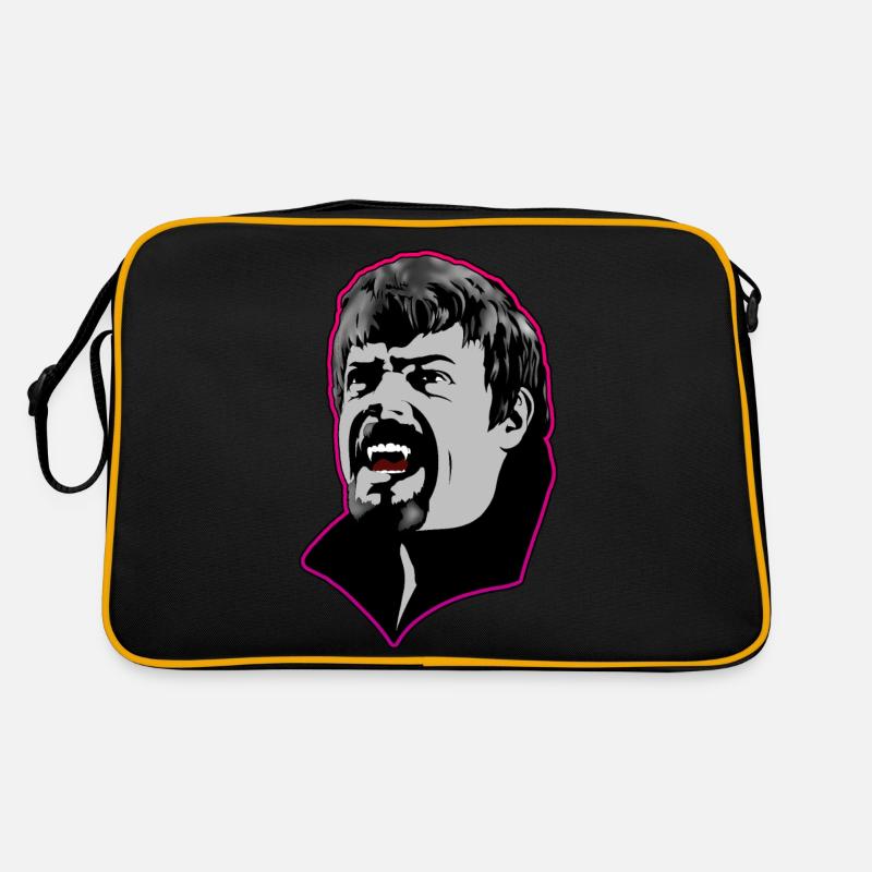A Hungry Vampire Man - Pink Retro Bag