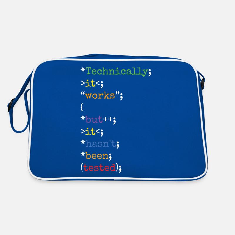 Software Ingenieur Informatiker Programmierer Retro Tasche