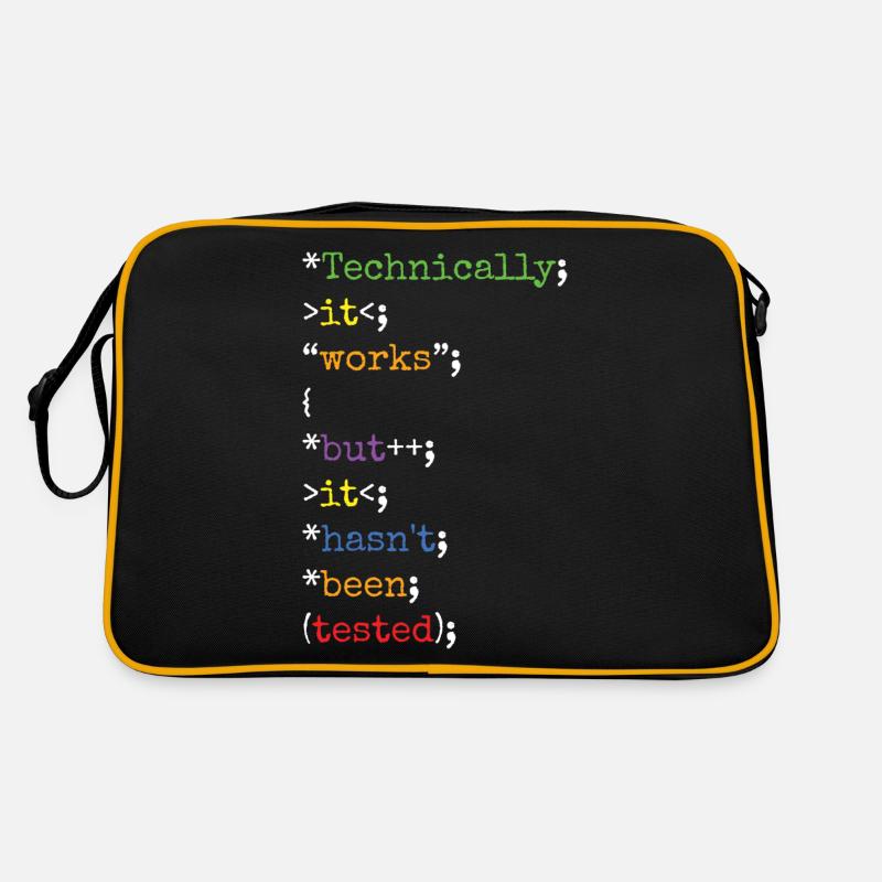 Software Ingenieur Informatiker Programmierer Retro Tasche
