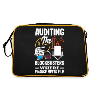 Auditing Blockbusters Where Finance Meets Film - Retro Bag - black/gold - Back