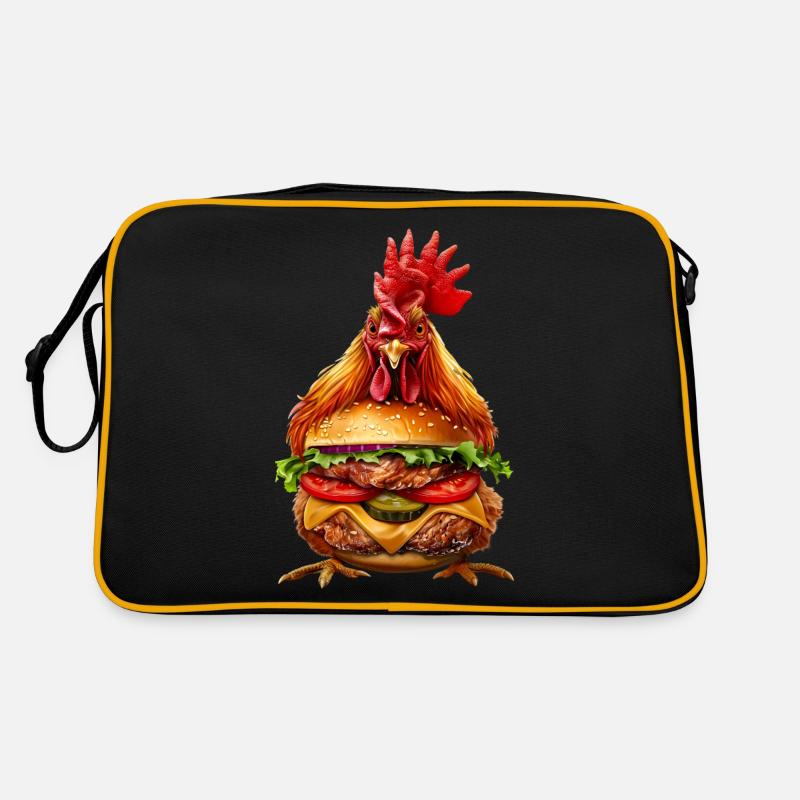 Chicken Chicken Burger Retro Bag