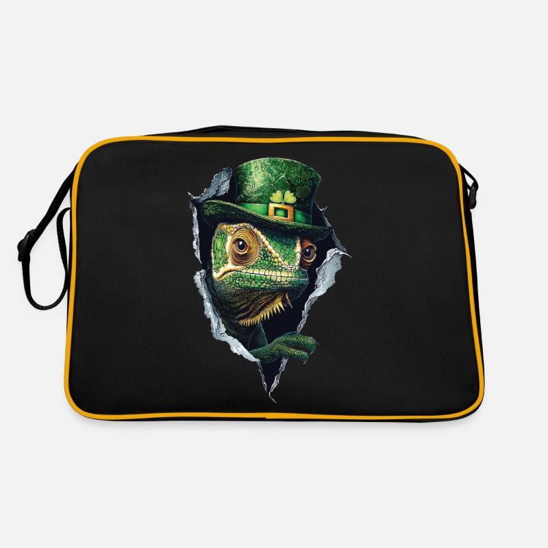 St. Patrick Chamäleon Retro Tasche