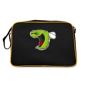 Hahahahaha bourdon - Sac Retro - noir/or - Dos