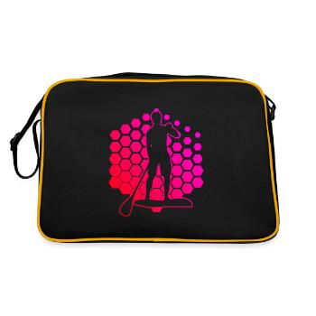 Standup Paddle Femme Standup Paddle Sup - Sac Retro - noir/or - Dos