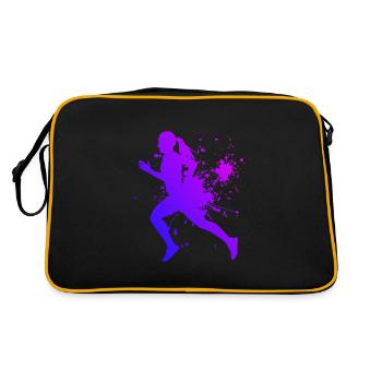 Running Cross Country Running Women's Jogging - Retro Bag - black/gold - Back