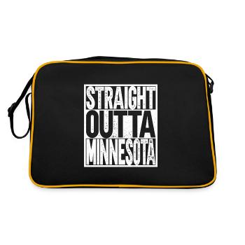 Minnesota - Sac Retro - noir/or - Dos