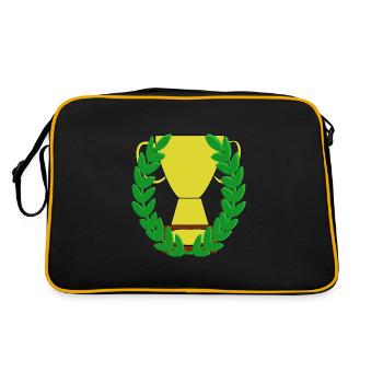 Winner Success Award Laurel Wreath Cup - Retro Bag - black/gold - Back