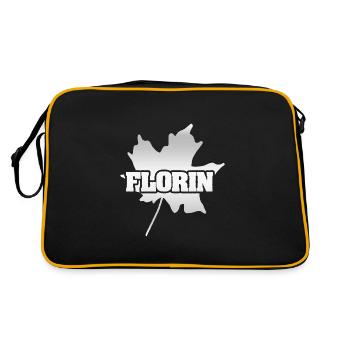 Feuille d’érable Florin - Sac Retro - noir/or - Dos