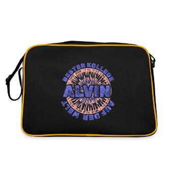 Alvin - Sac Retro - noir/or - Dos