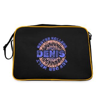 Cadeau pour Denis - Sac Retro - noir/or - Dos