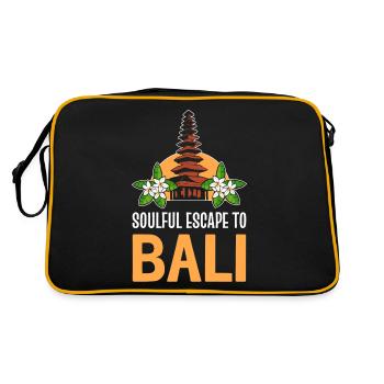 Bali - Sac Retro - noir/or - Dos