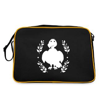 Vautour - Conservation de la nature sauvage des oiseaux de proie - Sac Retro - noir/or - Dos