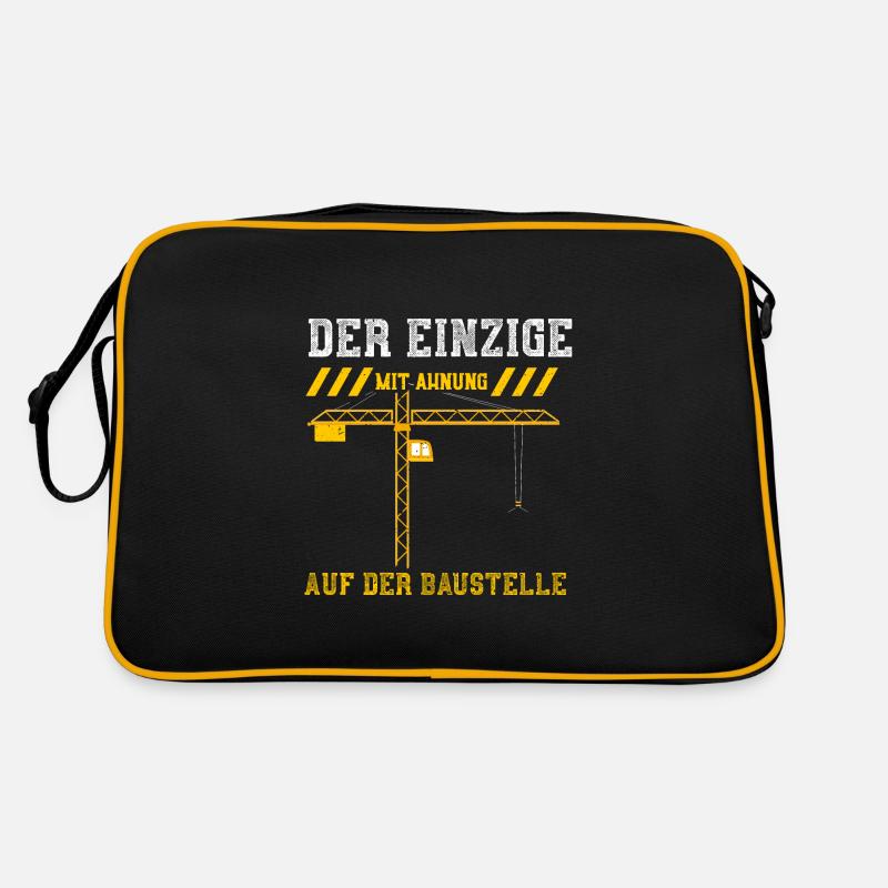 Der Einzige Mit Ahnung Auf Der B... Retro Tasche