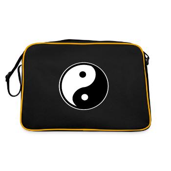 Ying Yang - Retro Bag - black/gold - Back