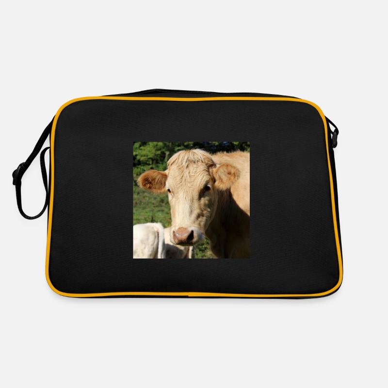 Affiche vache Sac Retro