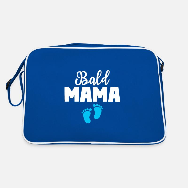 Bald Mama Sohn Baby Mutter Retro Tasche