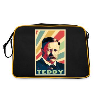 Teddy Roosevelt Vintage Colores - Sac Retro - noir/or - Dos