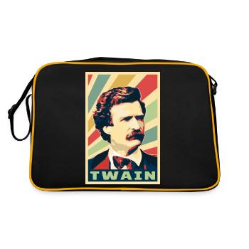 Mark Twain Colors Vintage - Sac Retro - noir/or - Dos