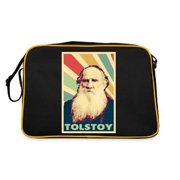 Leo Tolstoy Vintage Colores - Sac Retro - noir/or - Dos