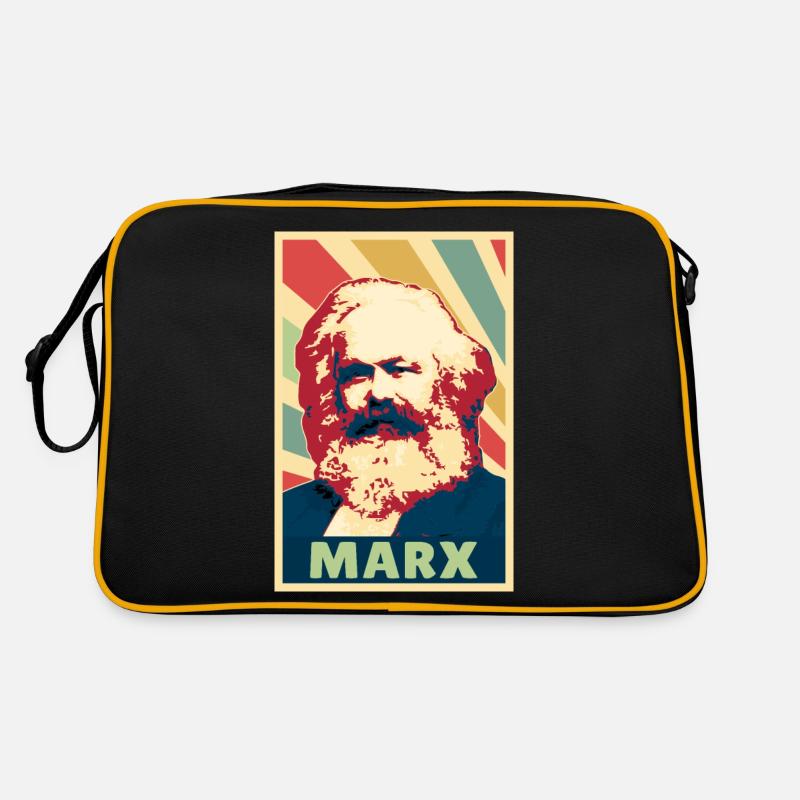 Karl Marx Vintage Colores - Sac Retro - noir/or