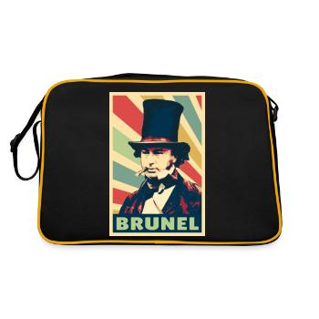 Isambard Kingdom Brunel Vintage Colores - Sac Retro - noir/or - Dos