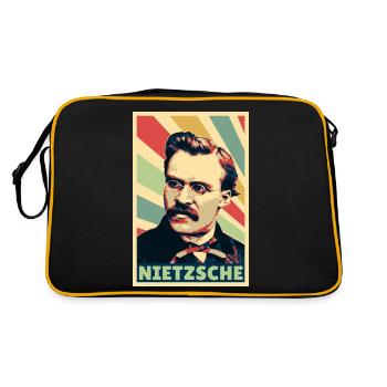 Friedrich Nietzsche Colores vintage - Sac Retro - noir/or - Dos
