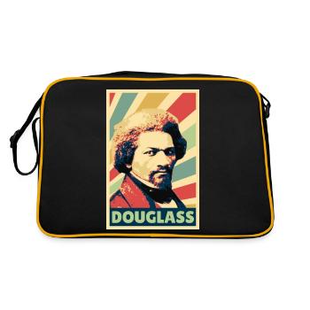 Frederick Douglass Vintage Colors - Sac Retro - noir/or - Dos