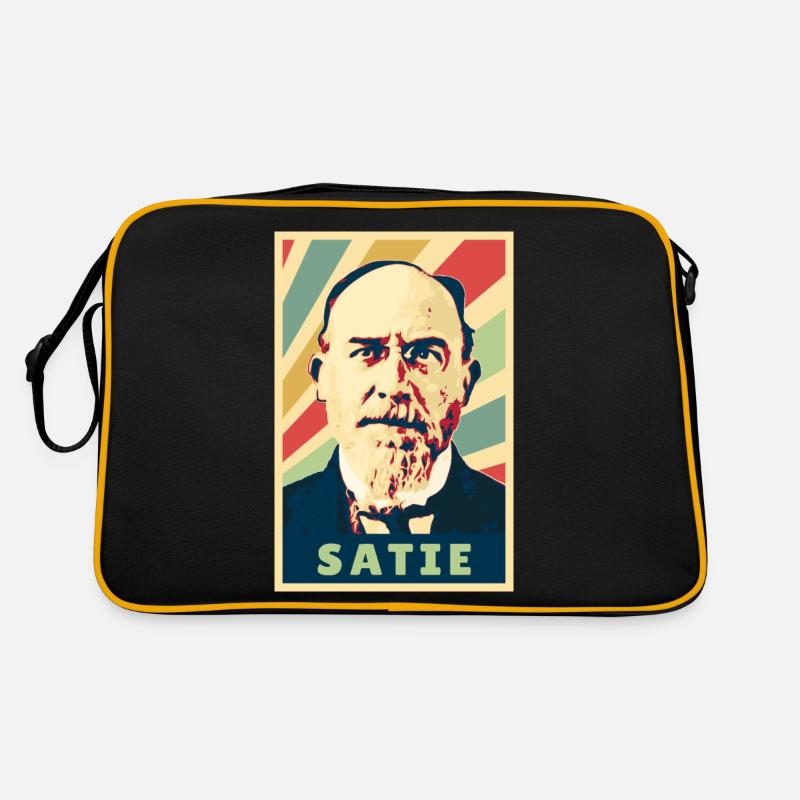 Eric Satie Vintage Farben Retro Tasche