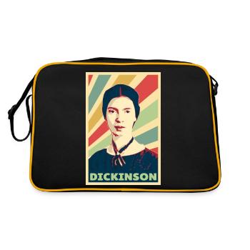 Emily Dickinson Colors Vintage - Sac Retro - noir/or - Dos