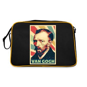 Vincent Van Gogh Colores vintage - Sac Retro - noir/or - Dos
