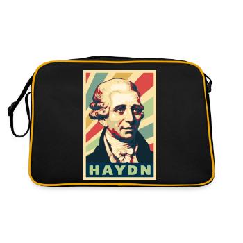 Joseph Haydn Vintage Colors - Retro Bag - black/gold - Back