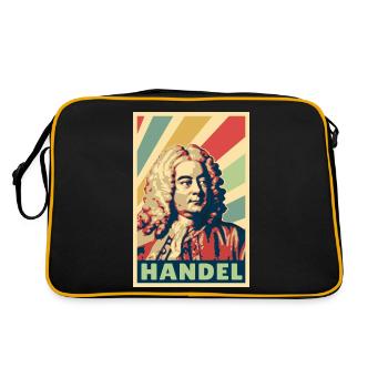 Georg Friedrich Handel Vintage Colors - Sac Retro - noir/or - Dos