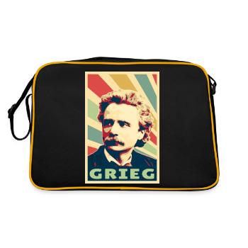 Edvard Grieg Colors Vintage - Sac Retro - noir/or - Dos