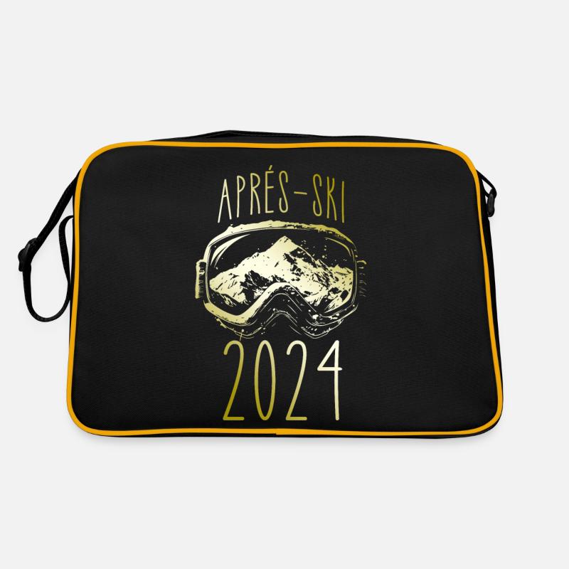 Apres Ski 2024 Berge Retro Tasche