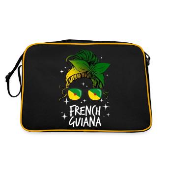 Guyane française - Sac Retro - noir/or - Dos