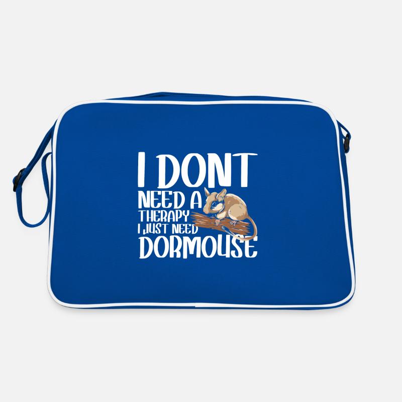 I dont need a therapy i just need Dornmouse Retro Tasche