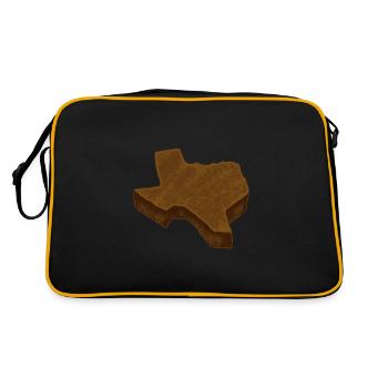 Cake menu for lovers of Texas cuisine - Retro Bag - black/gold - Back