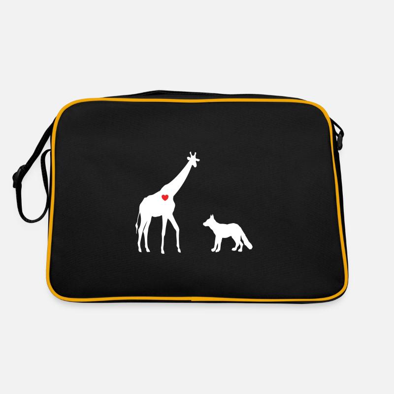 Giraffe Gewaltfreie Kommunikation Retro Tasche