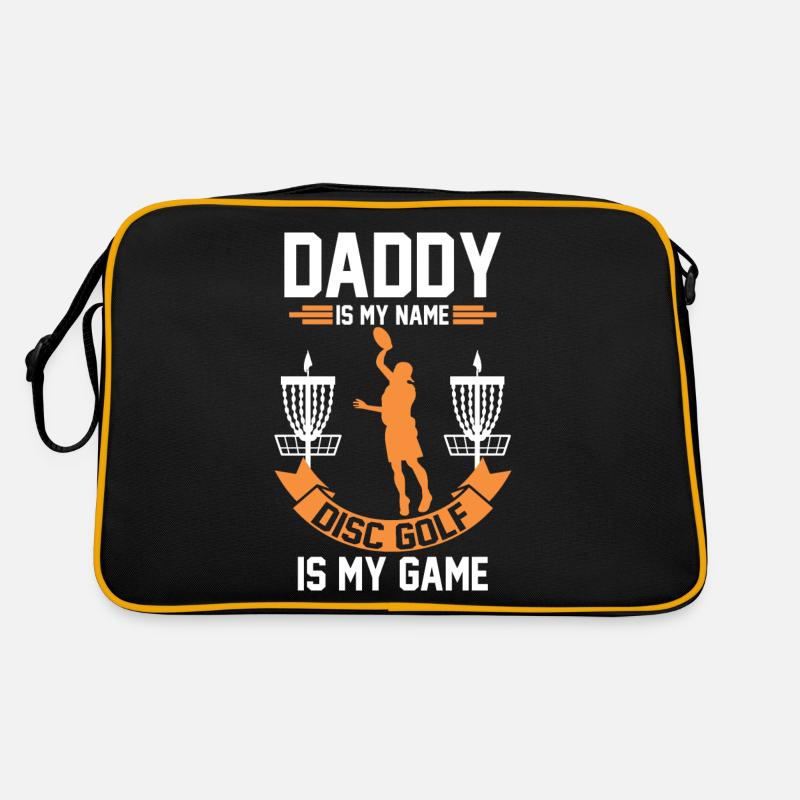 Disc Golf Papa Discgolfer Papa Vatertag Geschenk Retro Tasche