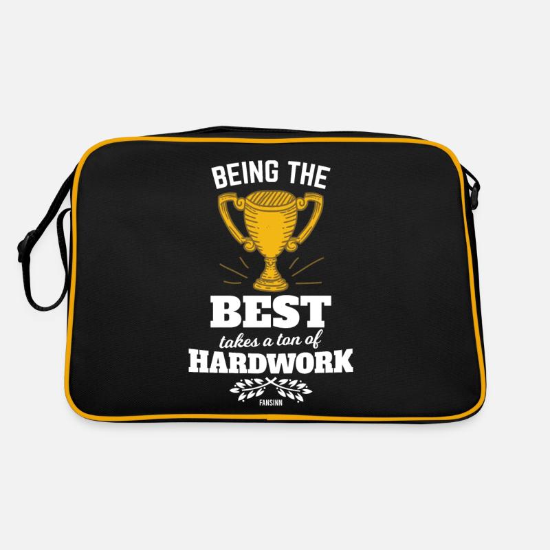 Hard Work Cup Winner Success Retro Bag