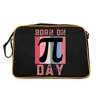 Né le jour de Pi Passionné de mathématiques 14 mars Jour de Pi - Sac Retro - noir/or - Dos