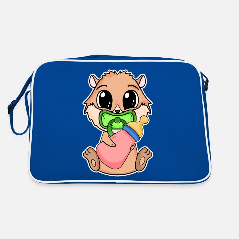 Bébé domestique cochon d’Inde Motif cochon d’Inde Sac Retro