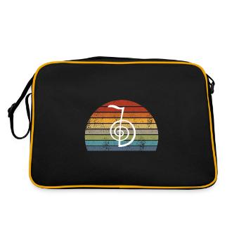 Cadeaux pour le Maître Reiki Thérapeutes Reiki Yoga - Sac Retro - noir/or - Dos