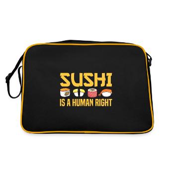 Sushi - Sac Retro - noir/or - Dos