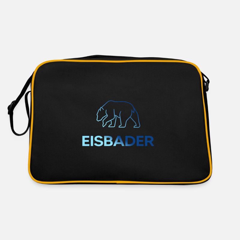 Eisbader Winterschwimmen arctic Eisschwimmer Retro Tasche