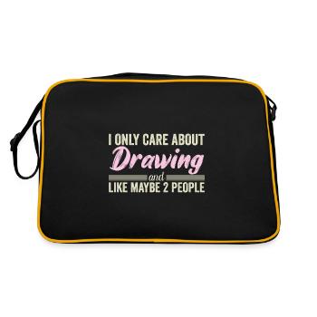 Dessin Peinture Peinture Peintre Artistes d’art - Sac Retro - noir/or - Dos