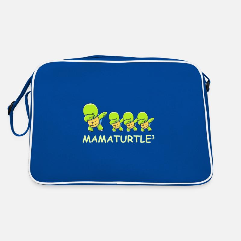Schwanger werdene Mutter Drillinge Schildkröte Retro Tasche