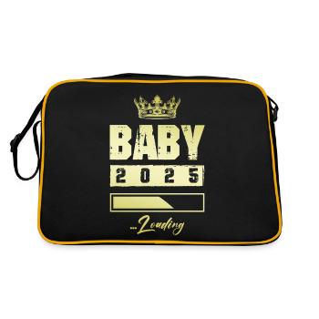 Bébé 2025 Chargement - Sac Retro - noir/or - Dos
