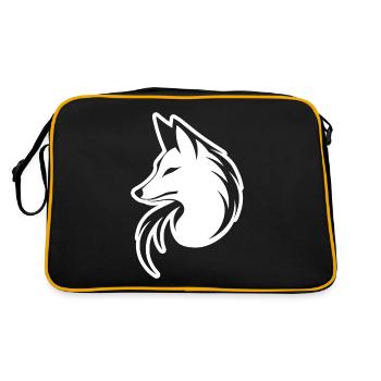 Fox Foxes - Retro Bag - black/gold - Back